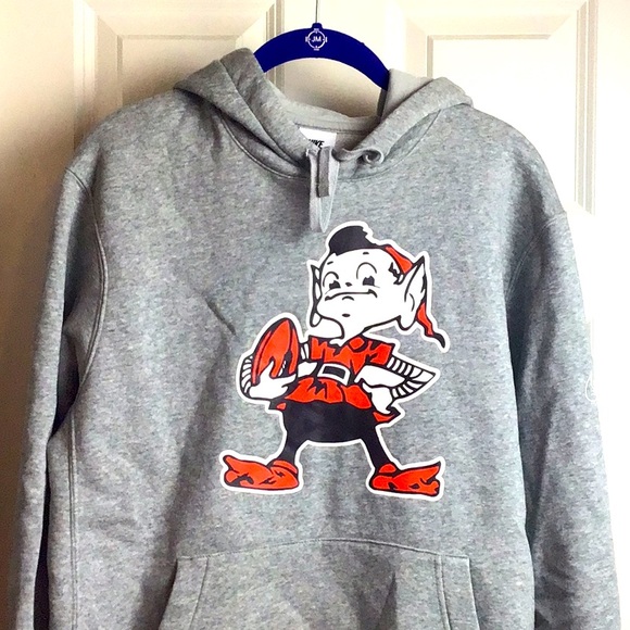 Nike 🏈 Cleveland Browns hoodie brownie - Picture 2 of 11